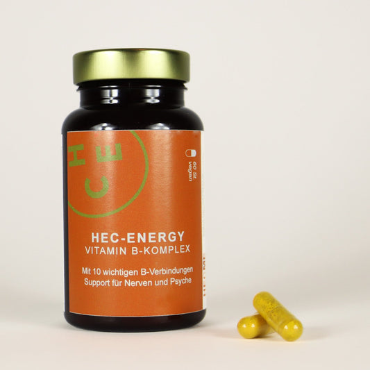 HEC+ME Vitamin B Komplex Dose und Kapseln